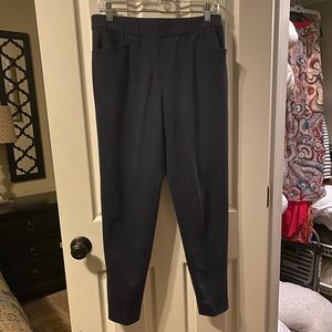 Lafayette 148 Dark Navy Blue Skinny Pants